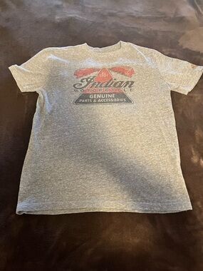 T-Shirt Vintage Indian Motorcycle Lucky Brand Size Medium